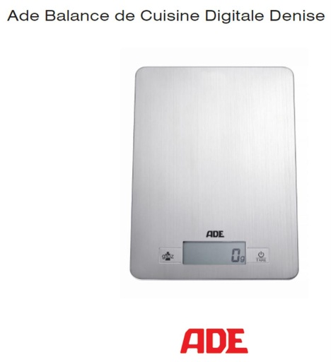 [60524072] ADE DENISE BEBAT 5KG-1GR SCALE + RECUPEL INCLUDED **HOUSEHOLD TYPE**