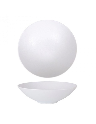 [60251743] ARIZONA WHITE MELAMINE COUPE PLATE 31XH9CM