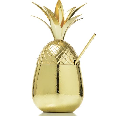 [71400016] COCKTAILGLAS GOUDEN ANANAS Ø11,5CM H24CM 70CL