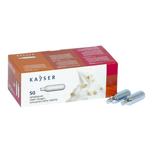 [53804540] KAYSER GAS CARTRIDGES 50P FOR CREAM SIPHON