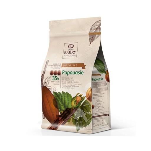 [03070523] BARRY CHM-Q35PAP-E1-U68 PAPOUASIE LAIT 35% CALLETS 1KG ***DISPONIBLE DEBUT JANVIER***