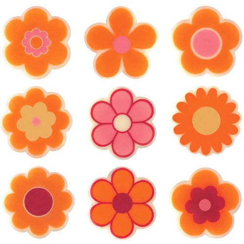 [08056637] 087133 PCB FLOWERS CB FLOWER POWER 9 DESIGNS 176PCES ***S/CDE***