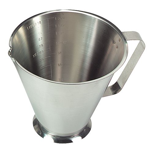 [52901235] STAINLESS STEEL GRADUATED MEASURE WITH HANDLE 0.5L