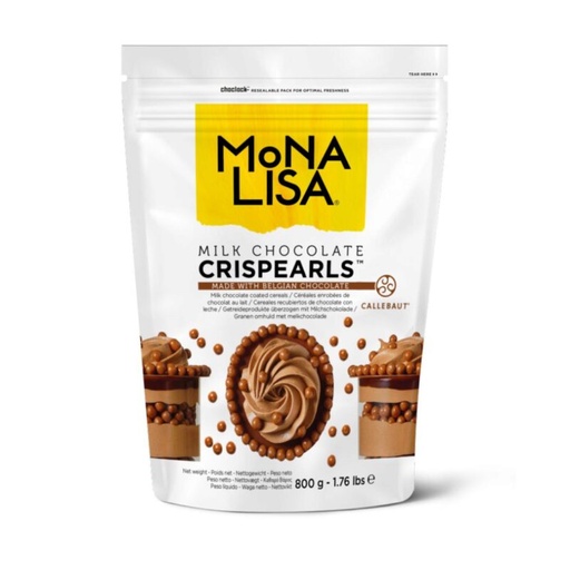 [05100827] MONA LISA CHM-CC-CRISPE0-02B CRISPEARLS MILK CARTON OF 4 BAGS X 0.8KG