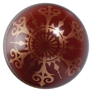 [08057877] 074188 PCB CN GOLD CRYSTALS BALLS 3 DESIGNS Ø 5.8 CM 24PCS ***S/CD***