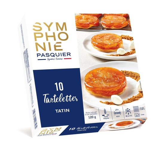 [05101997] ❄️PASQUIER 756 TARTELETTE TATIN 120G X 10 PCES 4 BOXES