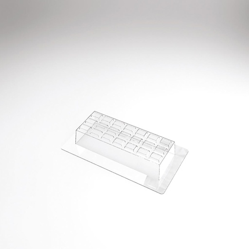 [08057626] 070523 PCB MOULES ENTREMETS TABLETTE POUR 30 P 18X17 CM P. 4 CM 30PCES ***S/CD***