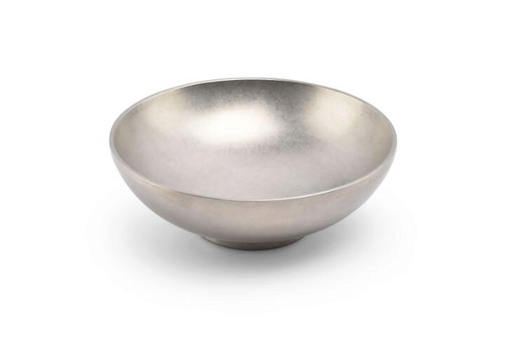 [60252038] F2D BOL COUPE DOUBLE PAROI ARGENT VINTAGE 20XH7CM