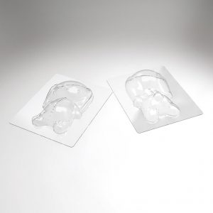 [08057786] 074093 PCB MOULES LAPIN PELUCHE POUR 6 SUJETS 14,7X10,3 CM P.SUJET 7,2 CM 12PCES ***S/CD***