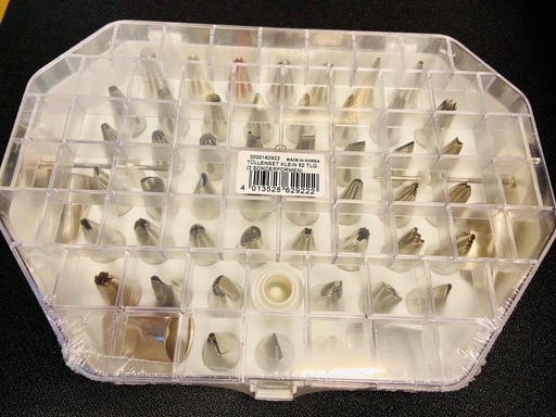 [60250829] SET VAN 55 GEASSORTEERDE ROESTVRIJSTALEN TIPS, KLEINE MODELLEN