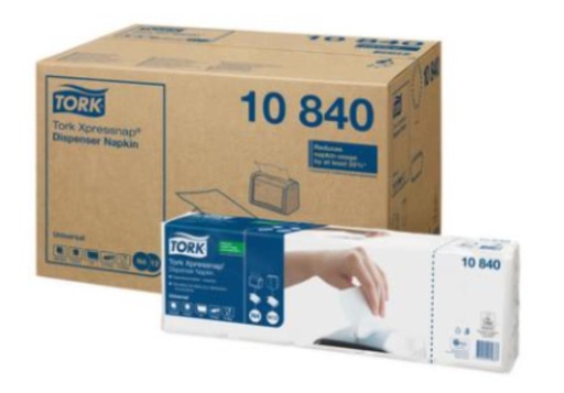 [20030027] TORK TOWEL XPRESSNAP SOFT BLC NAPTKINS UNIVERSAL 8X1125PC N4 (10840)