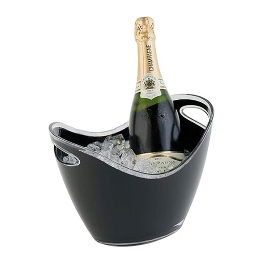 [57657805] APS BLACK OVAL BUCKET 35CM GONDOLA MAXI 3B