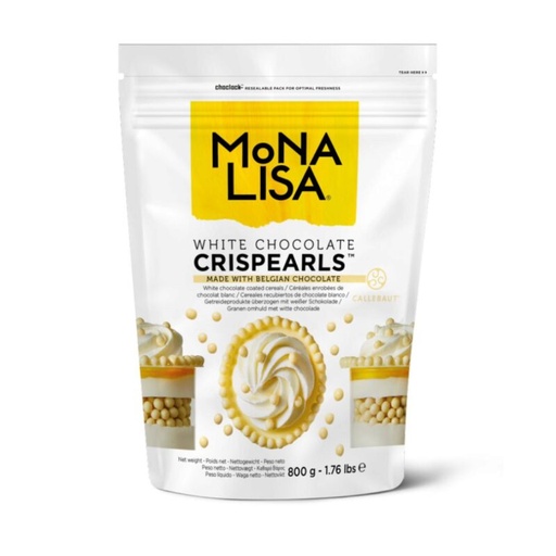 [03070241] CALLEBAUT CHW-CC-CRISE0-02B (MONA LISA CHW-CC-CRISPE0-02B) CRISPEARLS BLANC 0,8KG