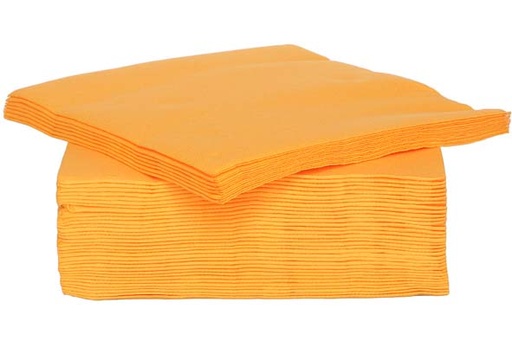 [44665114] C&T PROF SERVIETTE ORANGE MANDARINE 38X38CM 40PCES