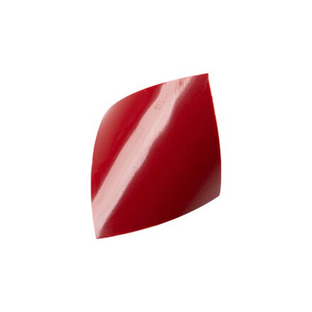 [08054682] 2034408 PLAQUETTE COURBÉ ROUGE 3,5X3,5CM 120PCES ***S/CDE***