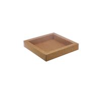 [60700748] KRAFT VENSTERDOOS N°10 10X10XHT1.9CM DOOS VAN 24 STUKS