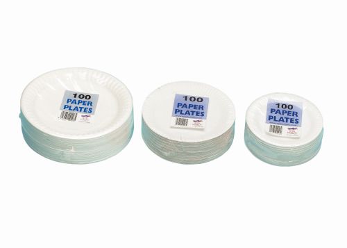 [23401122] ASSIETTE CARTON BLANC DIAM 15CM FOST+INCLUS 500 PCES