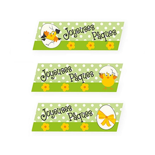 [08031431] 1053233 JOYEUSES PAQUES  MARZIPAN BLOCK 7CM 70PC