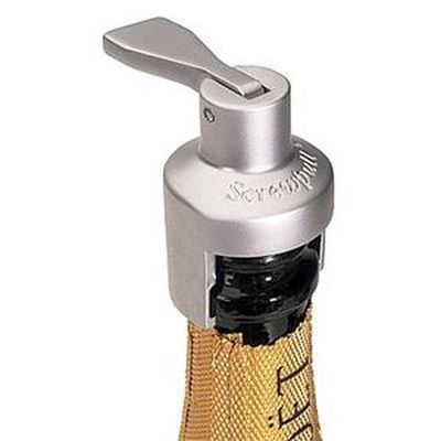 [57661822] LE CREUSET CHAMPAGNE STOPPER BRUSHED ALUMINUM SW-101