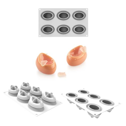 [51661557] SILIKOMART MOULE SILICONE NEBULA 85 N.6 7,5X5,2XH4,7CM VOL 85ML
