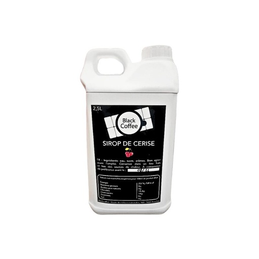 [25101203] BLACK COFFEE KERSENSMAAK SIROOP 2.5L BLIK