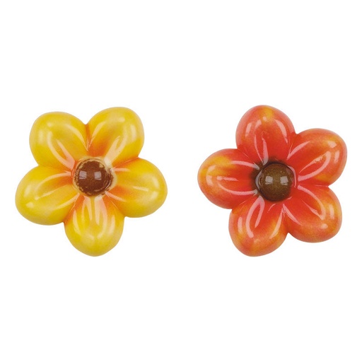 [08080580] 2032600 GELE EN RODE BLOEM 24 STUKS ***OP BESTELLING***