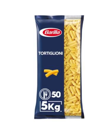 [02100204] PATES BARILLA N°83 TORTIGLIONI  SAC 5KG