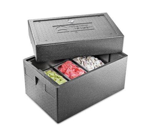 [50627545]  THERMOBOX IJS P/BACS 36X16CM EN 36X25CM AFMETING INTERIEUR 56,5X34X36CM - 63,5X42XH45CM EXTERIEUR