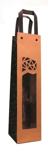 [41603020] "AUTHENTIEKE" KRAFT FLESSENZAK 9,5X9,1CM H/38CM VERPAKKING VAN 10