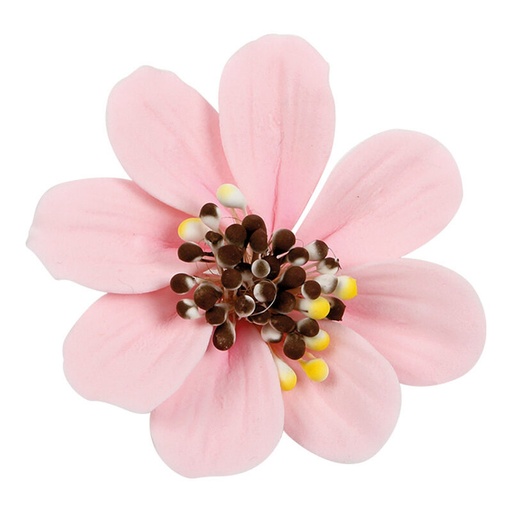 [08054314] 1066096 FLEUR DE LYS ROSE PASTILLAGE 5CM 36 PCES ***S/CDE***