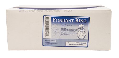 [03011034] WHITE FONDANT PATE KING 73% SUCROSE 15KG CARTON