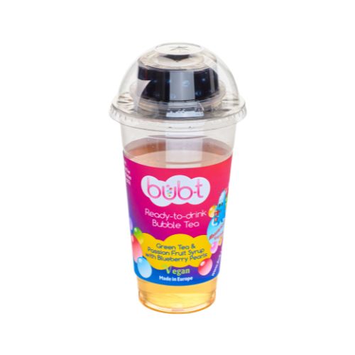 [25101600] BUB-T PASSIEVRUCHT EN BOSBESSENPARELS GROENE THEE 460ML