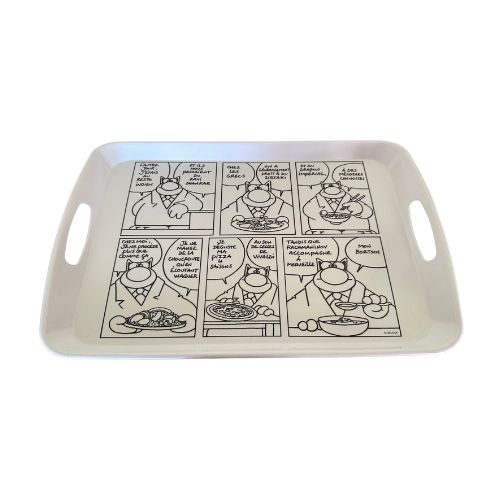 [60230911] DE KAT ZWART-WITTE SCHAAL 46X32CMP.GELUCLK