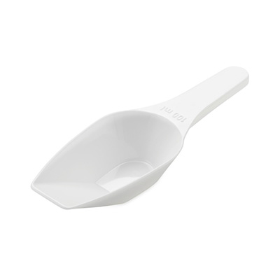 [52401145] WIT PLASTIEK MEETSCHOP 20CM 100ML=STUK