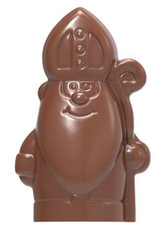 [70409539] MOULE À CHOCOLAT SAINT NICOLAS RECTO/VERSO CW1868 1X4 -- 104.5GR *275X135MM