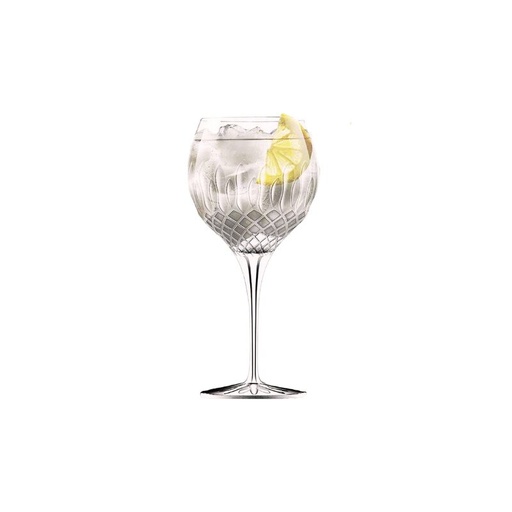 [62250070] LUIGI BORMIOLI DIAMOND GLASS GIN TONIC 65CL
