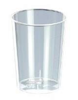 [05100140] PEKET REUSABLE PP LIQUOR GLASS 2/4CL 43X52MM TRANSPARENT 50 PCS