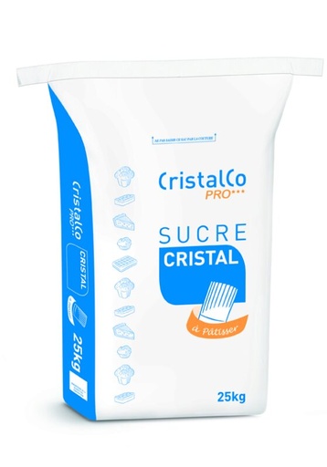 [03070071] CRISTALCO PRO CRYSTALIZED PASTRY SUGAR EASY OPEN 25KG