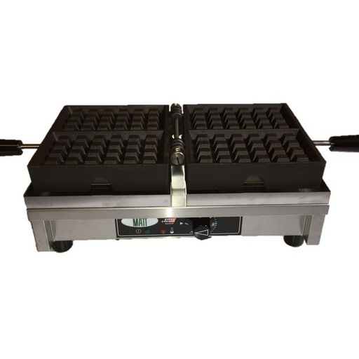 [52702167] WAFELIJZER MATT 4X6 BXL SIMPLE 180° 1800W
