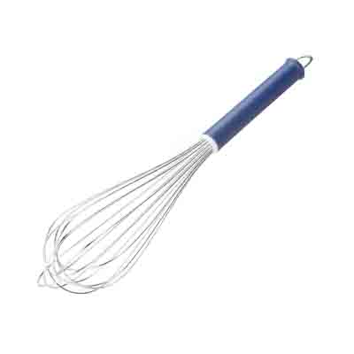 [50504477] THERMO-HAUSER FOUET SAUCE  40CM MANCHE BLEU INOXWD - 8 FILS 1.8MM