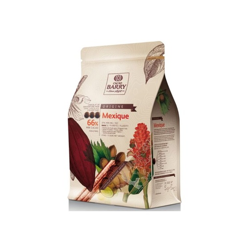 [03070513] BARRY CHD-N66MEX-E1-U68 MEXIQUE NOIR 66% CALLETS  1KG