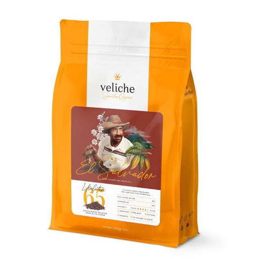 [08053820] 2102779 VELICHE CHOCOLATE FONDANT ULSULUTAN 65% CARTON 4X2.5KG ***S/CDE***