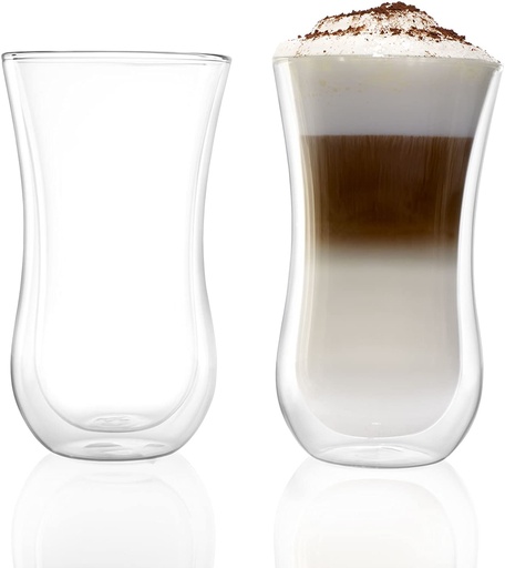 [73603867] STOLZLE SET DE 2 VERRES COFFEE'N MORE DOUBLE PAROI 33CL