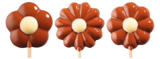[08057858] 074165 PCB BLISTERS LOLLIES BLOEMEN EN STOKJES VOOR 45 PRINTS 3 ONTWERPEN 9 STUKS ***S/CD***