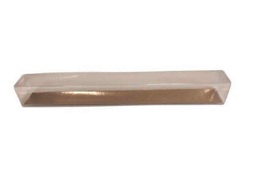 [41700030] RECHTHOEKIGE CELLOKIST MET GOUDKARTON 250X30X30MM