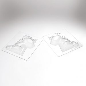 [08057796] 074103 PCB UNICORN MOLDS FOR 6 SUBJECTS 12.5X11.4CM H.7.5 CM 12PCS ***S/CD***