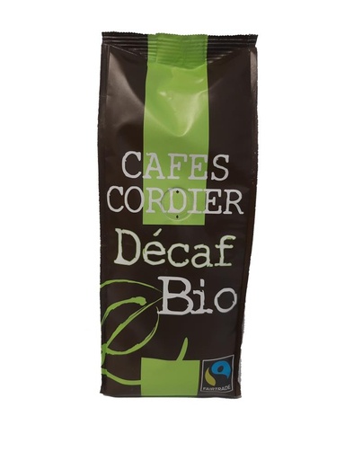 [01050342] + CORDIER CAFEÏNEVRIJE GEMALEN KOFFIE 250GR