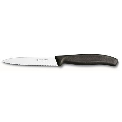 [57663207] VICTORINOX SCHILPMESJE 10CM ZWARTE PUNTZAAG