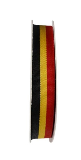 [43407109] RUBAN COULEURS NATIONS "BELGIUM" BOBINE DE 15MMX50M