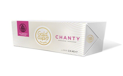 [05060023] VAMIX GOLD CUP MARGARINE CHANTY IN BLOK 4 X 2,5KG